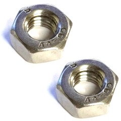 Stainless Hexagon Plain Nut - M10 - A4-80 - (Pack of 2)